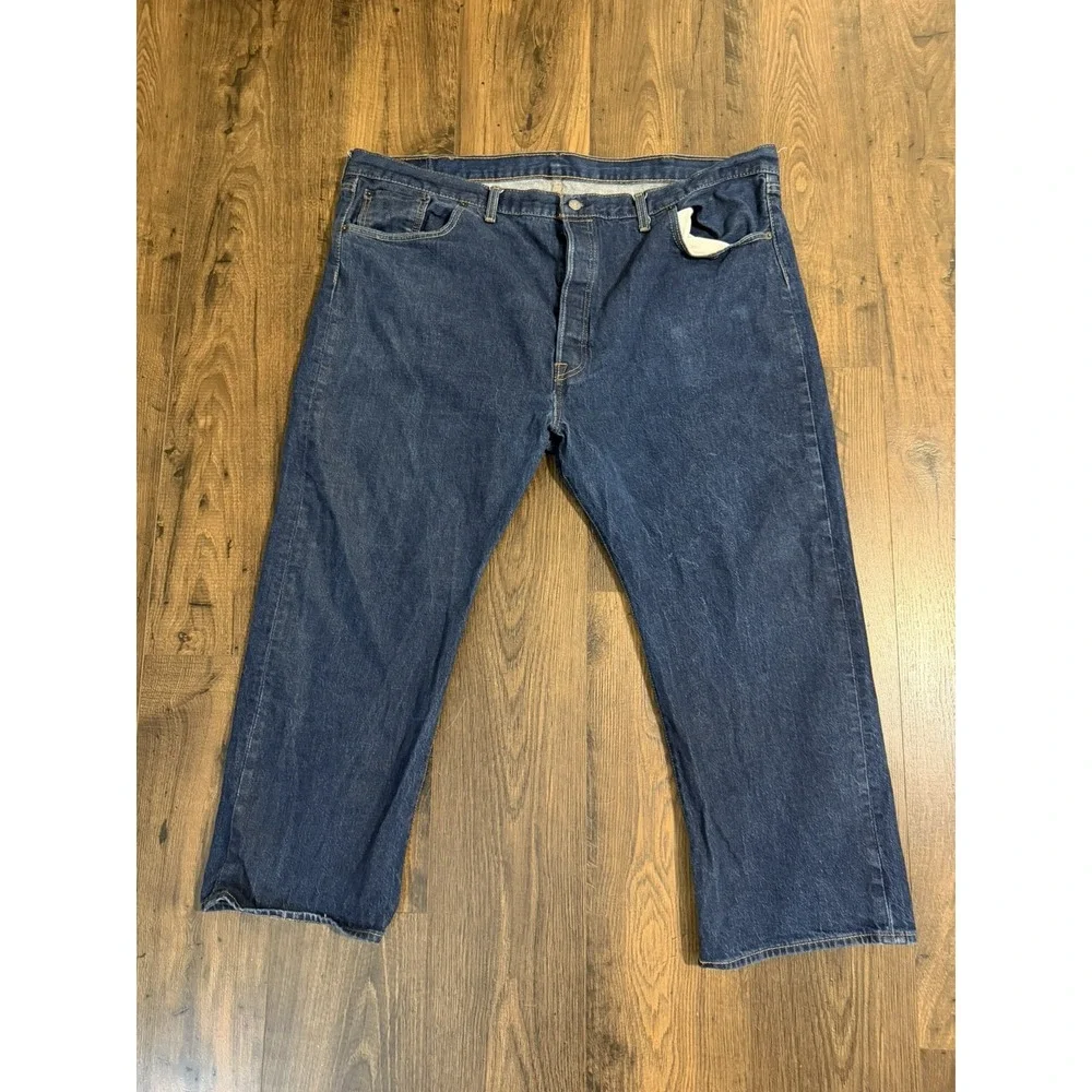 Vintage Mens Levis 501 Jeans Size 50x32 Jeans Made in The USA One Wash